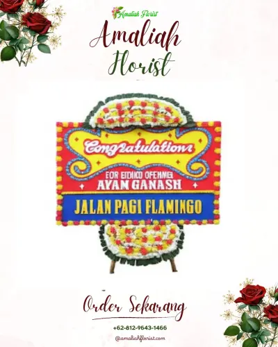 Bunga Papan Congratulation di Menoreh